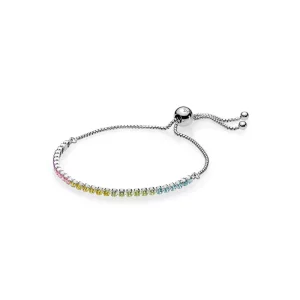 (afbeelding voor) PANDORA Multi-Colour Sparkling Strand Armband