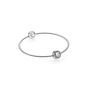 (afbeelding voor) Pandora Zilveren Bangle Met Hart Bangle B800334