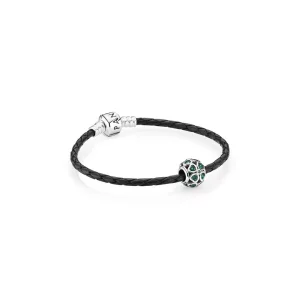 Pandora Zilveren Clover Beaded Armband R900091 (afbeelding voor) Pandora Zilveren Clover Beaded Armband R900091