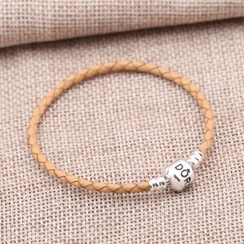 (afbeelding voor) Pandora Zilveren Enkel Leder Armband 590705Crd-Jc - Bekijken 2