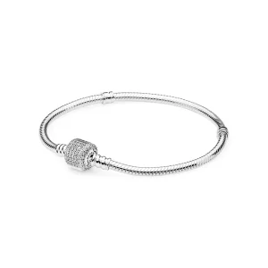 (afbeelding voor) PANDORA Zilveren Moments Armband Met Zirkonia 590723CZ