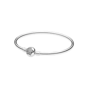 Pandora Zilveren Moments Star Bangle 590720CZ (afbeelding voor) Pandora Zilveren Moments Star Bangle 590720CZ