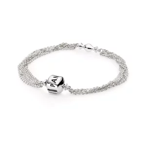(afbeelding voor) Pandora Zilveren Multi-Strand Armband 591701