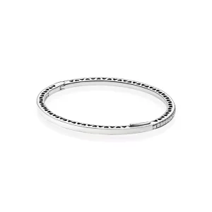 (afbeelding voor) Pandora Zilveren Stralende Harten Bangle 590537En23