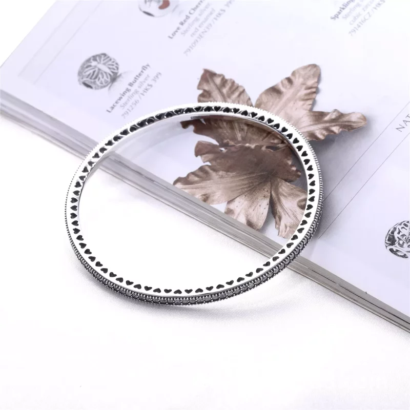 (afbeelding voor) Pandora Zilveren Twinkelen Voor Altijd Bangle 590511CZ - Bekijken 2