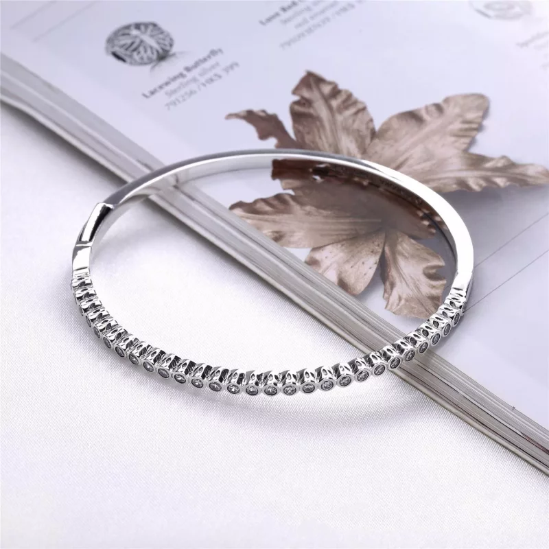 (afbeelding voor) Pandora Zilveren Verleidelijk Briljant Bangle 590531CZ - Bekijken 2