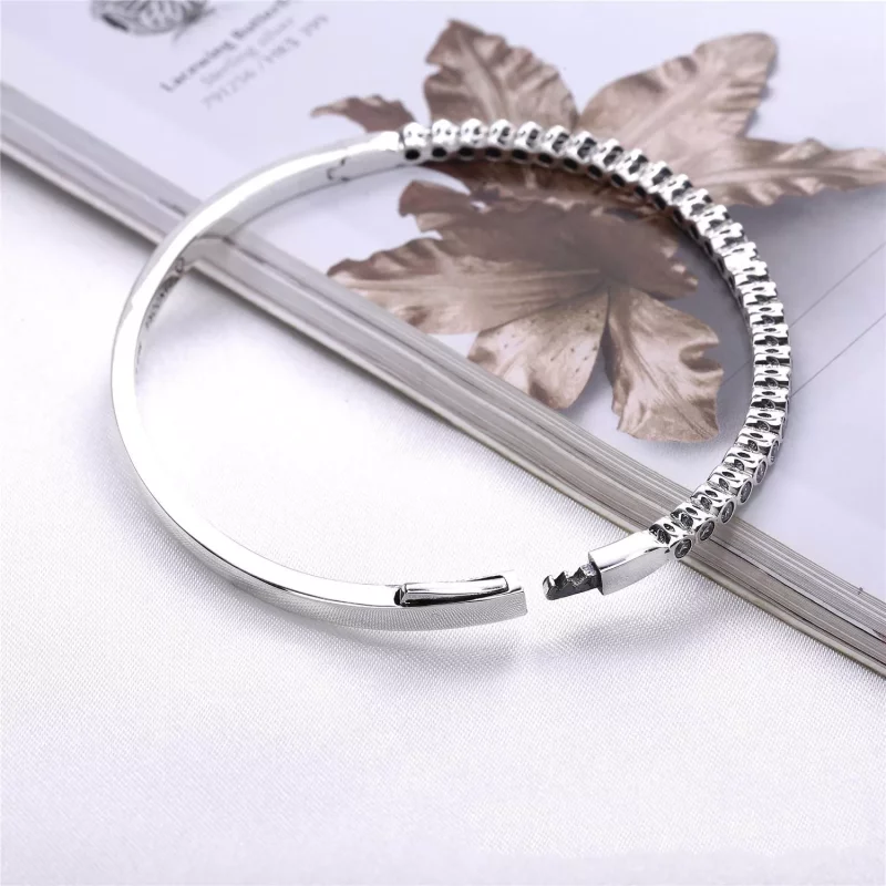 (afbeelding voor) Pandora Zilveren Verleidelijk Briljant Bangle 590531CZ - Bekijken 3