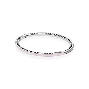 (afbeelding voor) Pink Radiant Hearts Of Pandora Bangle - 590537En68