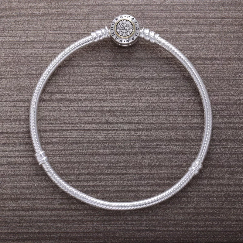(afbeelding voor) Zilver & Gouden Pandora Moments Armband 590741CZ - Bekijken 2