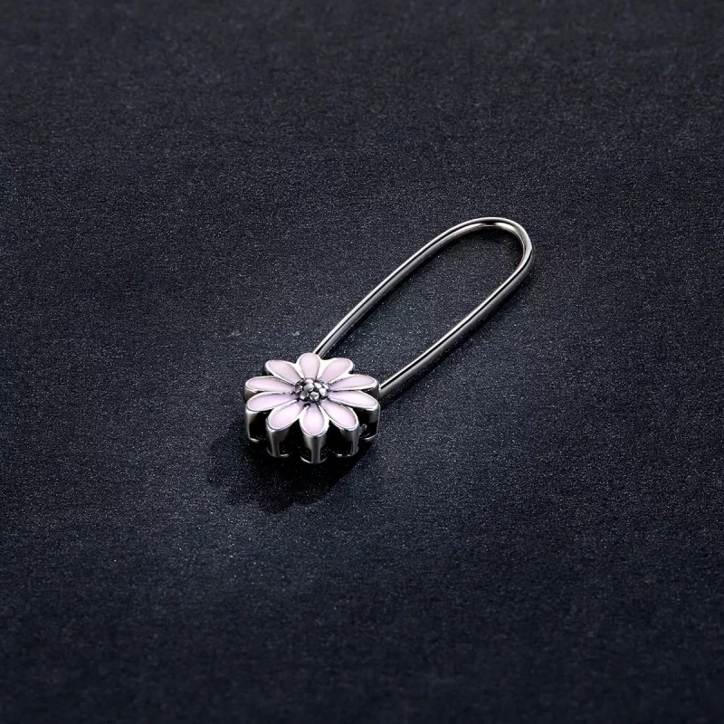 (afbeelding voor) Pandora Style Kleine Madeliefje Broche - BSX004 - Bekijken 6