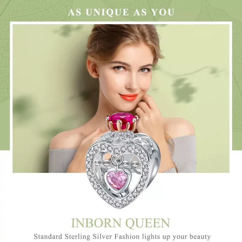 (afbeelding voor) Pandora Style Aangeboren koningin Bedel - SCC1115 - Bekijken 2