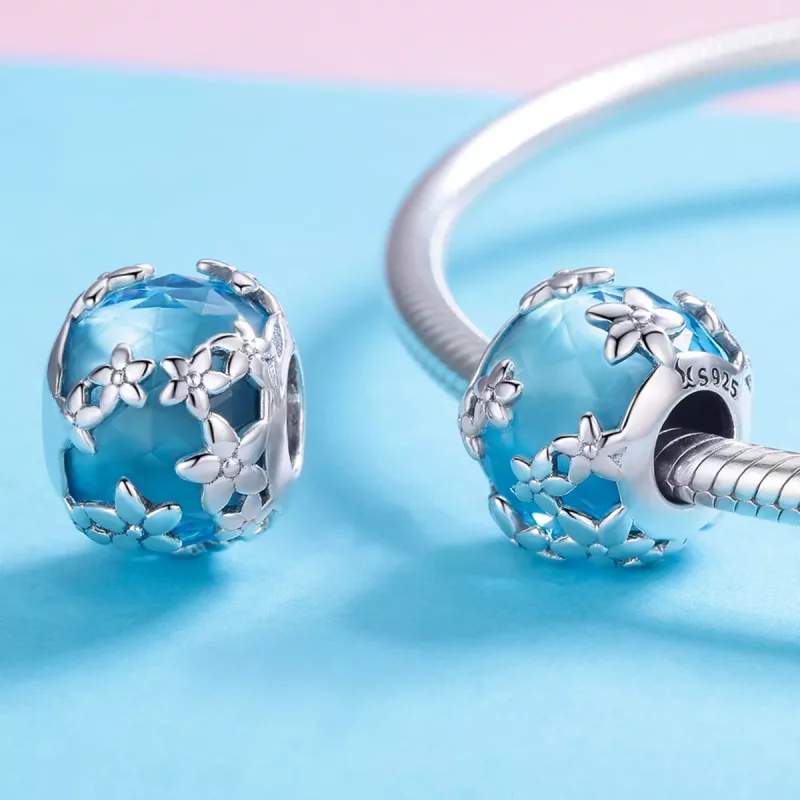 (afbeelding voor) Pandora Style Aquamarijn Daisy's Bekentenis Bedel - SCC878 - Bekijken 4