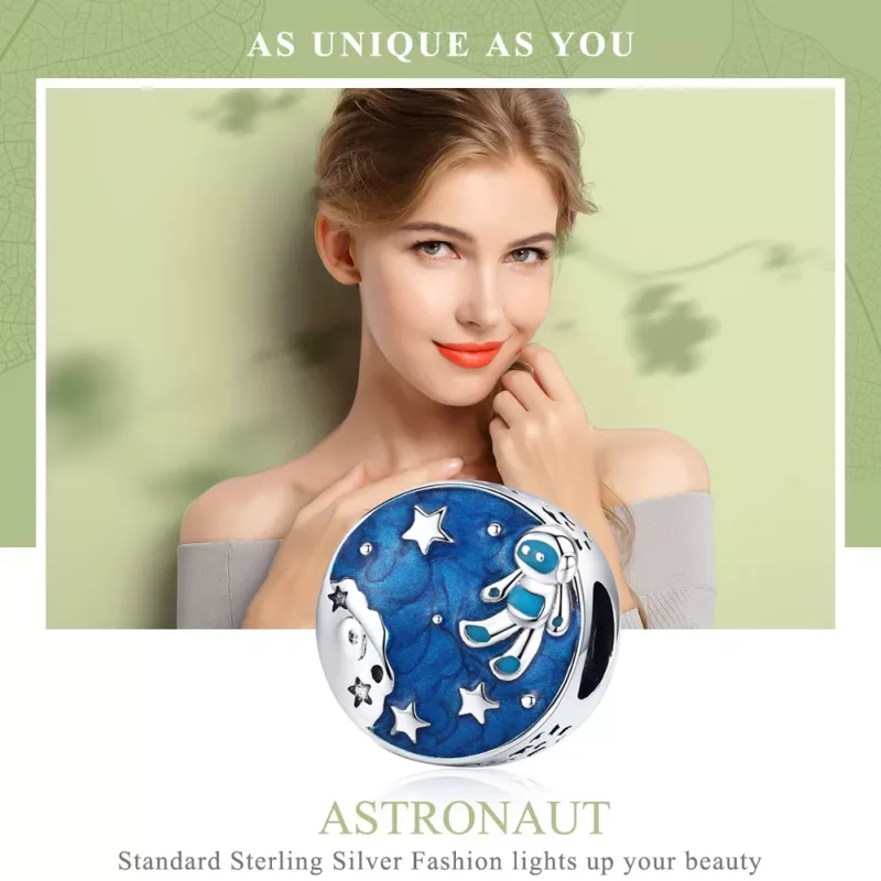(afbeelding voor) Pandora Style Astronaut Bedel - SCC1148 - Bekijken 2
