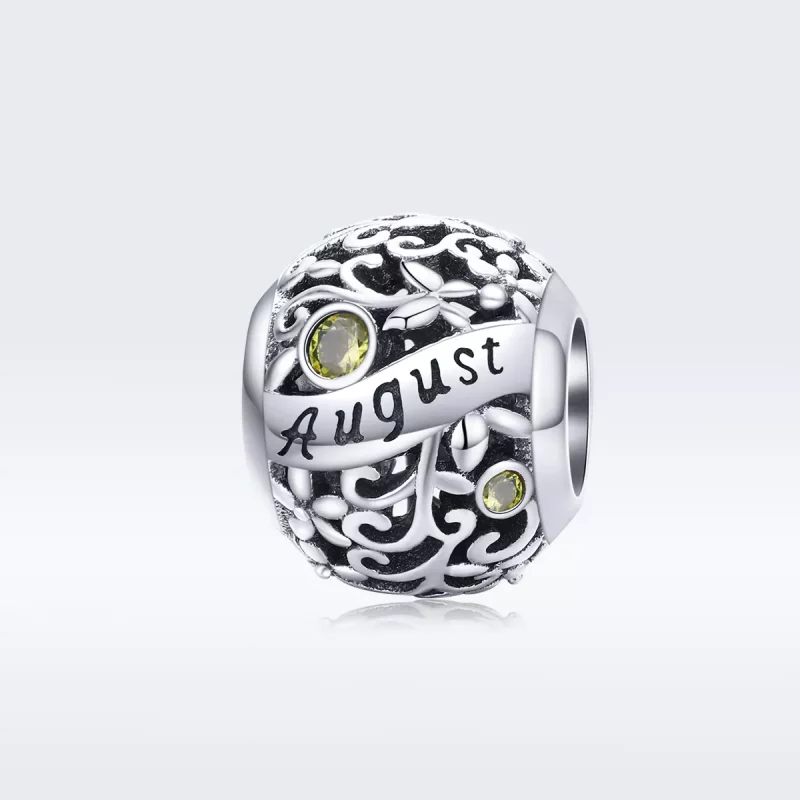 (afbeelding voor) Pandora Style Augustus Peridot Birthstone Bedel - SCC1385-8 - Bekijken 5