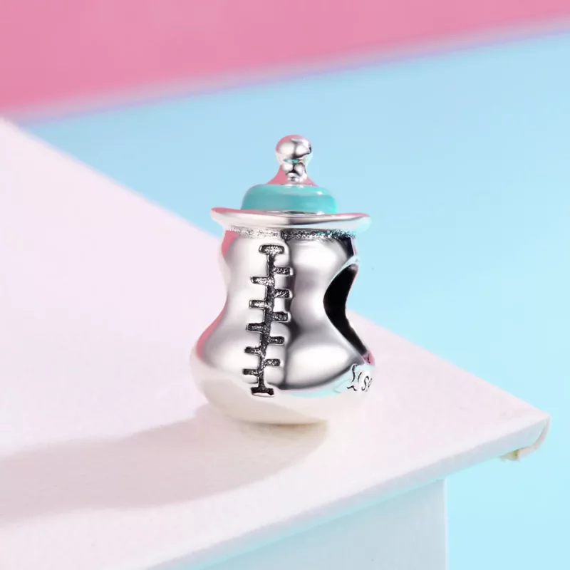 (afbeelding voor) Pandora Style Baby flesje Bedel - SCC361 - Bekijken 3