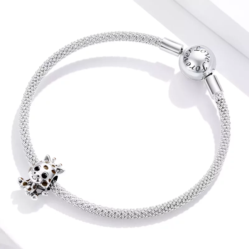 (afbeelding voor) Pandora Style Baby Giraf Bedel - SCC1691 - Bekijken 3