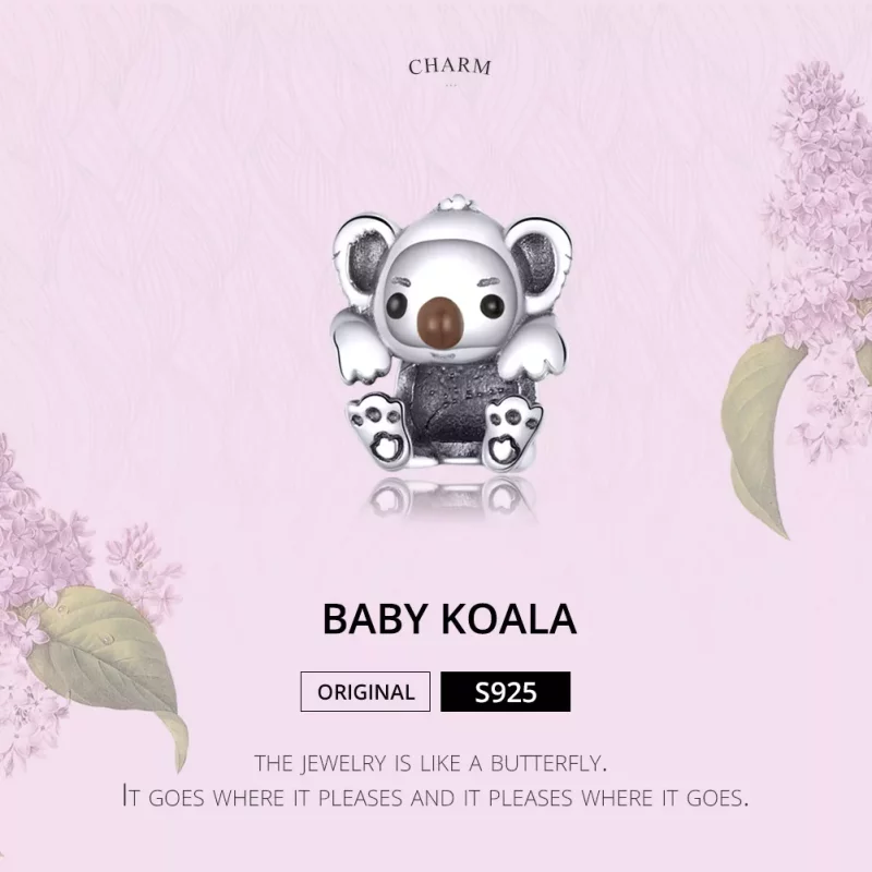 (afbeelding voor) Pandora Style Baby Koala Bedel - SCC1304 - Bekijken 2