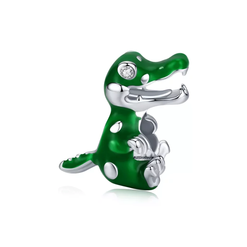 (afbeelding voor) Pandora Style Baby Krokodil Bedel - BSC190