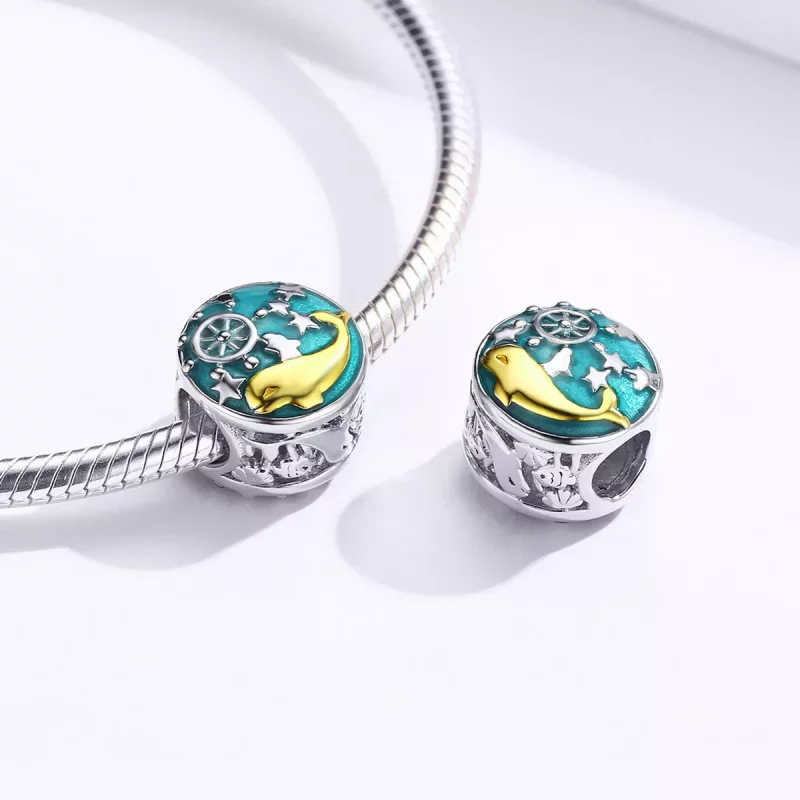(afbeelding voor) Pandora Style Baby Walvis Bedel - SCC1296 - Bekijken 4