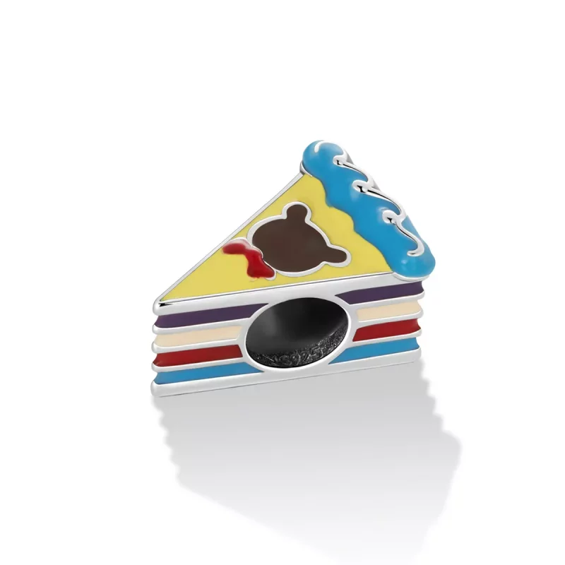 (afbeelding voor) Pandora Style Beer Regenboog Cake Bedel - SCC2199 - Bekijken 2