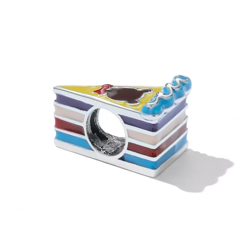 (afbeelding voor) Pandora Style Beer Regenboog Cake Bedel - SCC2199 - Bekijken 3