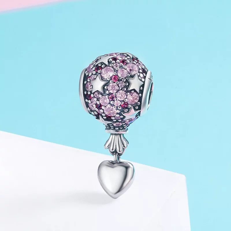 (afbeelding voor) Pandora Style Bekentenisballon Bedel - SCC517 - Bekijken 3