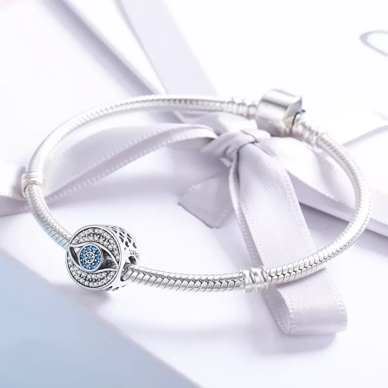 (afbeelding voor) Pandora Style Beschermend oog Bedel - SCC565 - Bekijken 4