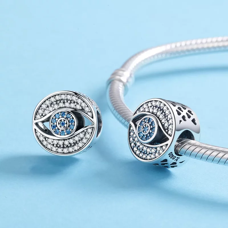 (afbeelding voor) Pandora Style Beschermend oog Bedel - SCC565 - Bekijken 5