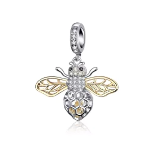(afbeelding voor) Pandora Style Bewegingsbij Hangende Bedel - SCC1125