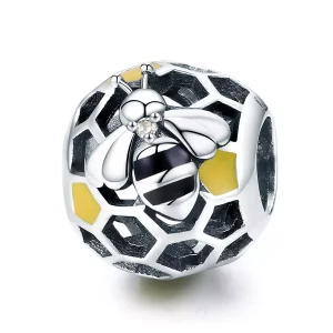 (afbeelding voor) Pandora Style Bijenkast Bedel - SCC779