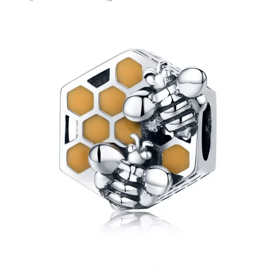 (afbeelding voor) Pandora Style Bijenkorf Bedel - SCC500