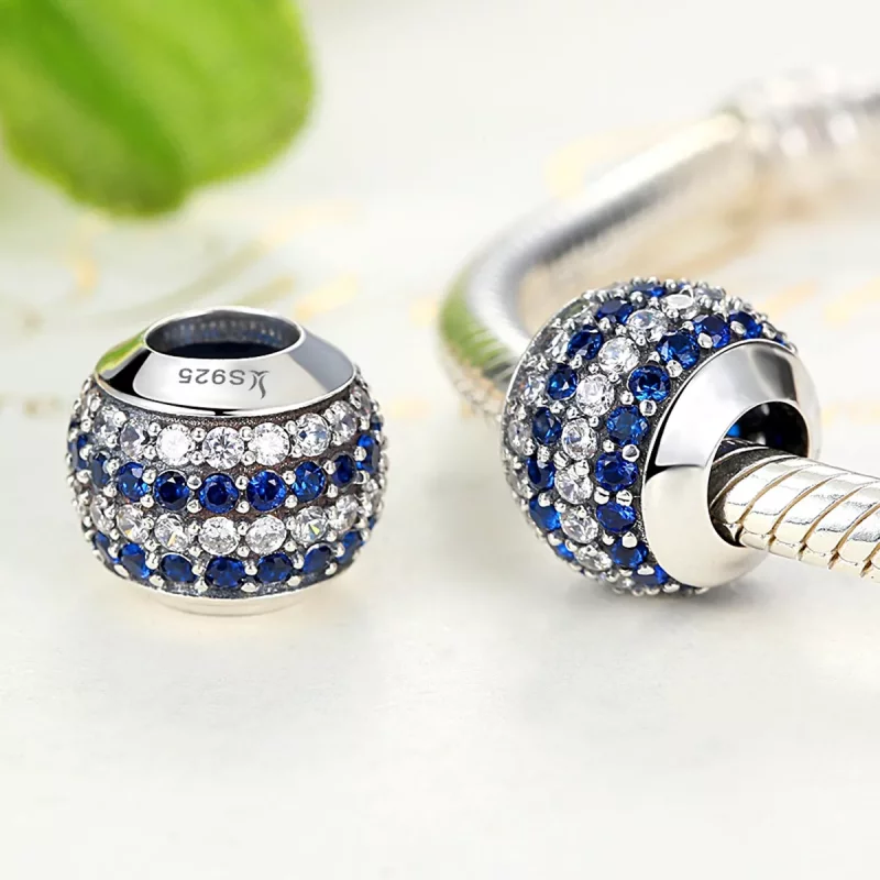 (afbeelding voor) Pandora Style Blauwe kust Bedel - SCC104 - Bekijken 3