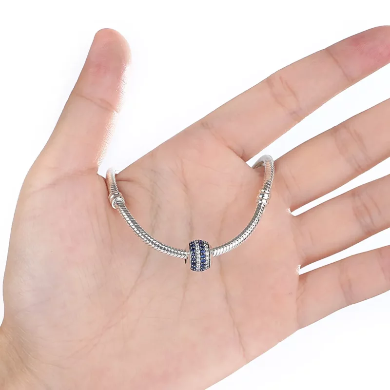 (afbeelding voor) Pandora Style Blauwe kust Bedel - SCC104 - Bekijken 4
