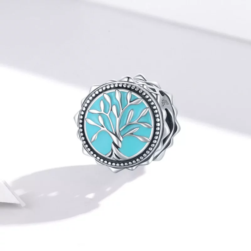 (afbeelding voor) Pandora Style Blauwe Levensboom Bedel - BSC503 - Bekijken 2