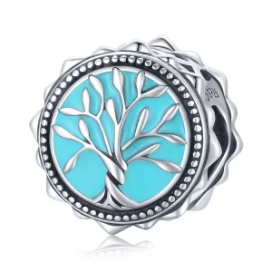 (afbeelding voor) Pandora Style Blauwe Levensboom Bedel - BSC503