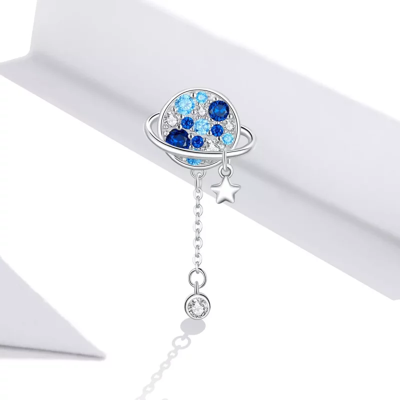 (afbeelding voor) Pandora Style Blauwe Planeet Bedel - BSC365 - Bekijken 2