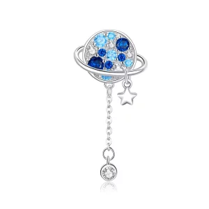 Pandora Style Blauwe Planeet Bedel - BSC365 (afbeelding voor) Pandora Style Blauwe Planeet Bedel - BSC365