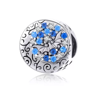 Pandora Style Blauwe steen Mysterieuze vleermuis Bedel - SCC1554 (afbeelding voor) Pandora Style Blauwe steen Mysterieuze vleermuis Bedel - SCC1554