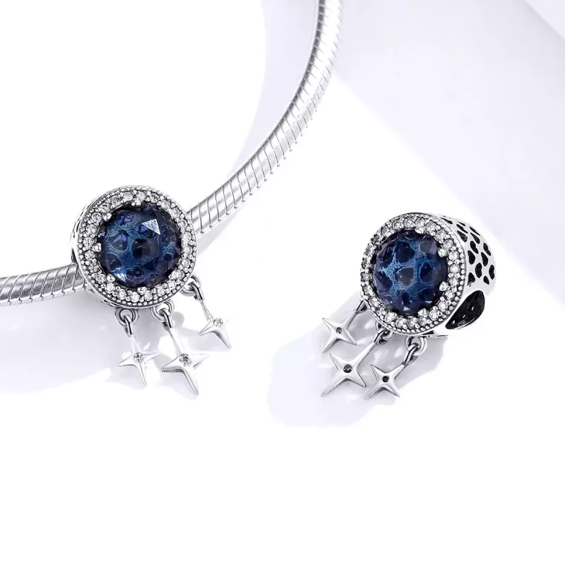(afbeelding voor) Pandora Style Blauwe ster Bedel - SCC1432 - Bekijken 3