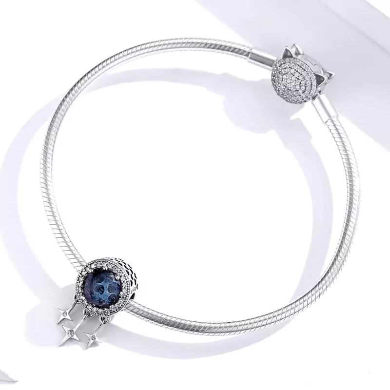 (afbeelding voor) Pandora Style Blauwe ster Bedel - SCC1432 - Bekijken 4
