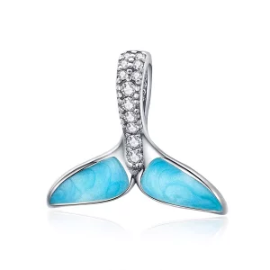 Pandora Style Blauwe Vissenstaart Bedel - SCC1067 (afbeelding voor) Pandora Style Blauwe Vissenstaart Bedel - SCC1067