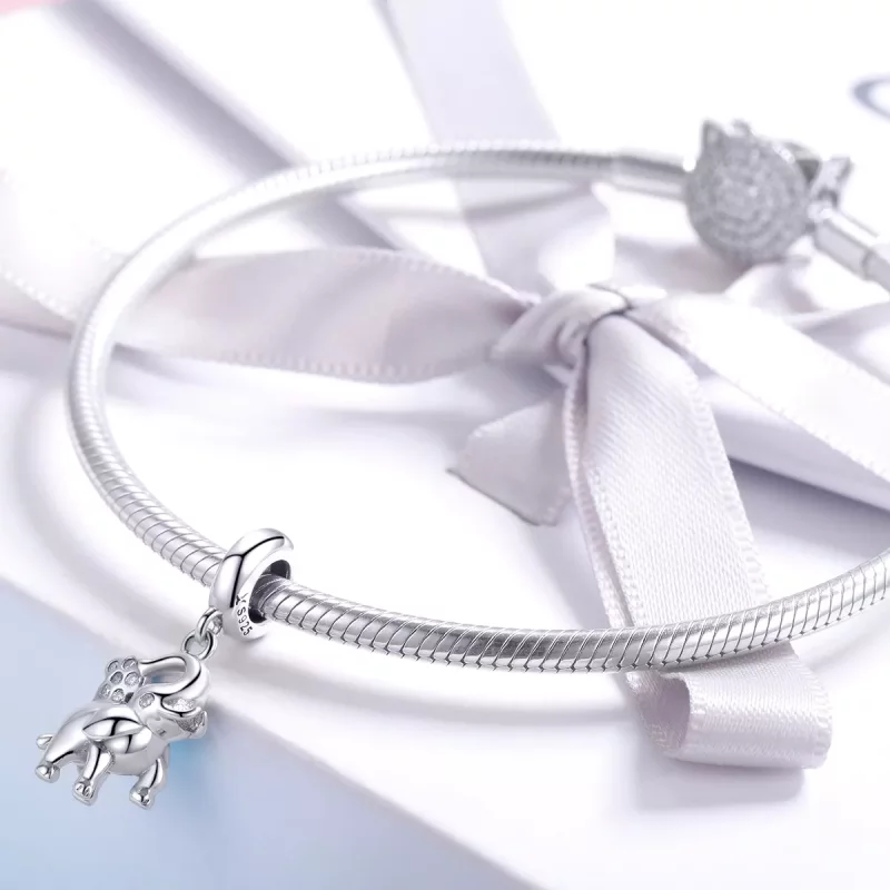(afbeelding voor) Pandora Style Blije Olifant Hangende Bedel - SCC1059 - Bekijken 3