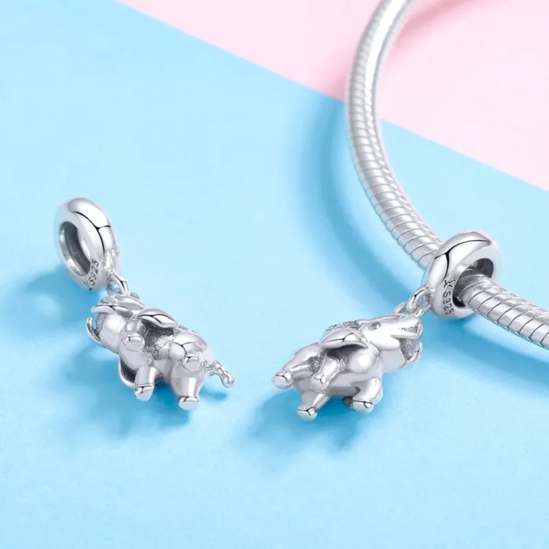 (afbeelding voor) Pandora Style Blije Olifant Hangende Bedel - SCC1059 - Bekijken 4