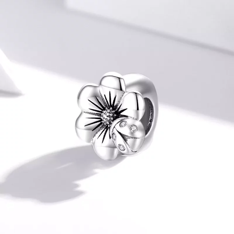 (afbeelding voor) Pandora Style Bloeiende bloem Bedel - SCC1722 - Bekijken 2