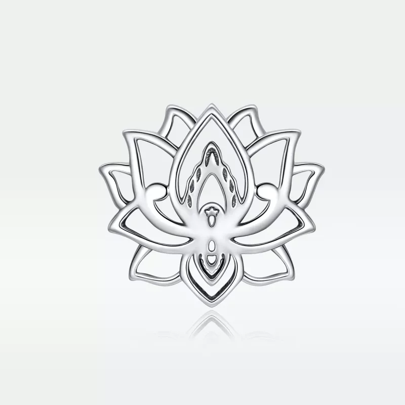 (afbeelding voor) Pandora Style Bloeiende lotus Bedel - SCC1724 - Bekijken 5