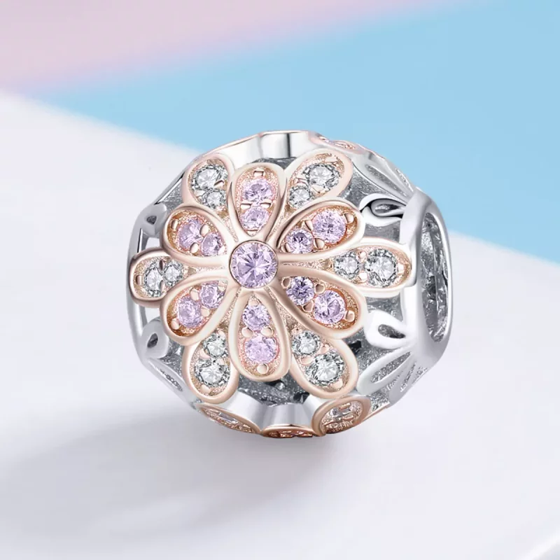 (afbeelding voor) Pandora Style Bloemen Bedel - SCC922 - Bekijken 2