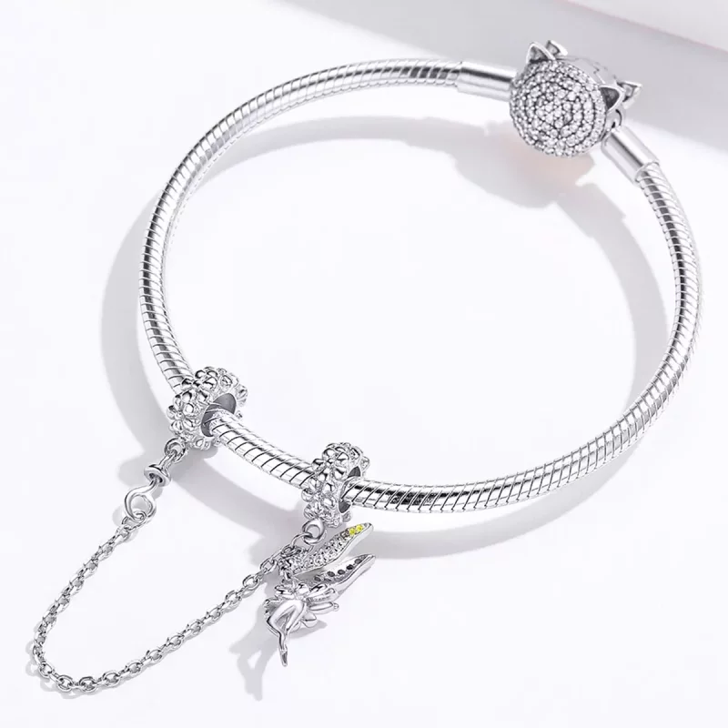 (afbeelding voor) Pandora Style Bloemen Elf Veiligheidsketting - SCC1278 - Bekijken 4
