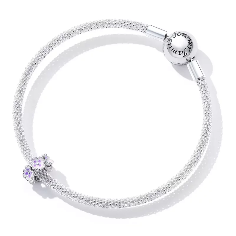(afbeelding voor) Pandora Style Bloemen Spacer Bedel - SCC2212 - Bekijken 5