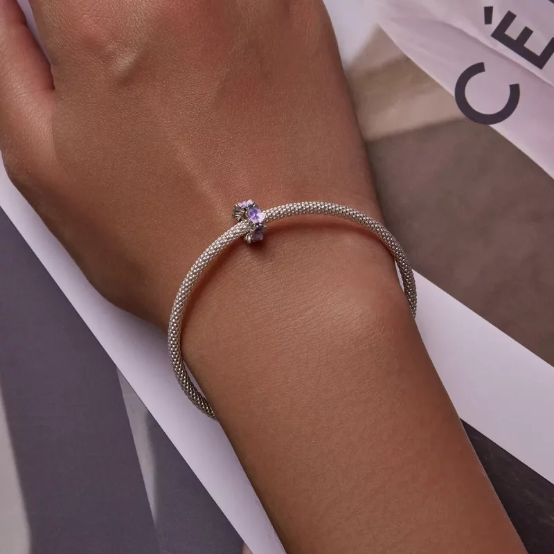 (afbeelding voor) Pandora Style Bloemen Spacer Bedel - SCC2212 - Bekijken 6