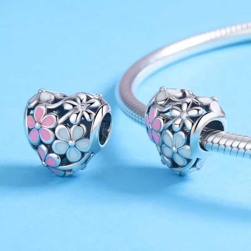 (afbeelding voor) Pandora Style bloemen zegen Bedel - SCC761 - Bekijken 4